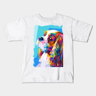 Animal Dog Wpap Art Kids T-Shirt